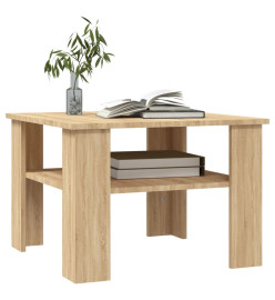 Table basse Chêne sonoma 60 x 60 x 42 cm Aggloméré