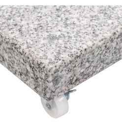 Socle de parasol Granite 30 kg Carré Gris