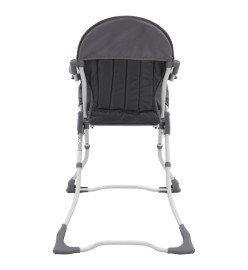 Chaise haute pour bébé Gris et blanc