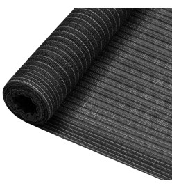 Filet brise-vue Anthracite 1,5x25 m PEHD 150 g/m²