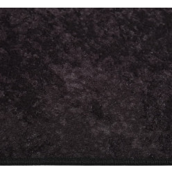 Tapis lavable antidérapant 80x300 cm Anthracite