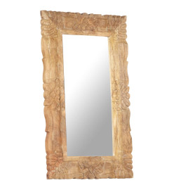 Miroir 80x50 cm Bois de manguier massif