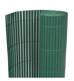 Clôture de jardin Double face PVC 90 x 500 cm Vert