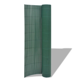 Clôture de jardin Double face PVC 90 x 500 cm Vert