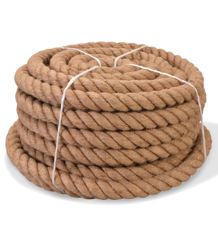 Corde 100 % jute 20 mm 50 m