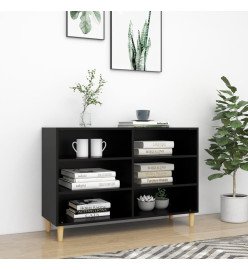 Buffet Noir 103,5x35x70 cm Aggloméré