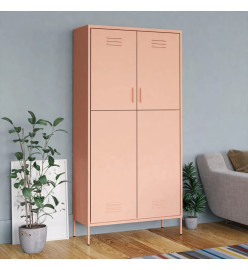 Garde-robe Rose 90x50x180 cm Acier