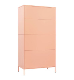 Garde-robe Rose 90x50x180 cm Acier