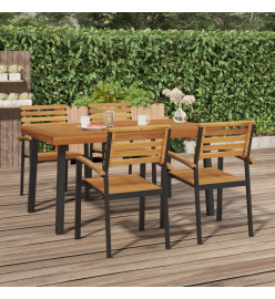 Table de jardin 150x90x75 cm Bois d'acacia solide