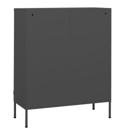 Armoire de rangement Anthracite 80x35x101,5 cm Acier