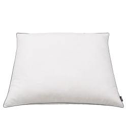 Oreiller 2 pcs Remplissage de duvet 80 x 80 cm Blanc