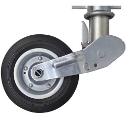 Roue de jauge pliable robuste 60 mm