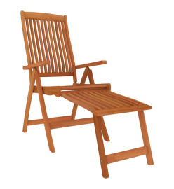 Ensemble à dîner de jardin 7 pcs Bois d'eucalyptus massif