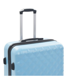 Valise rigide 3 pcs Bleu ABS