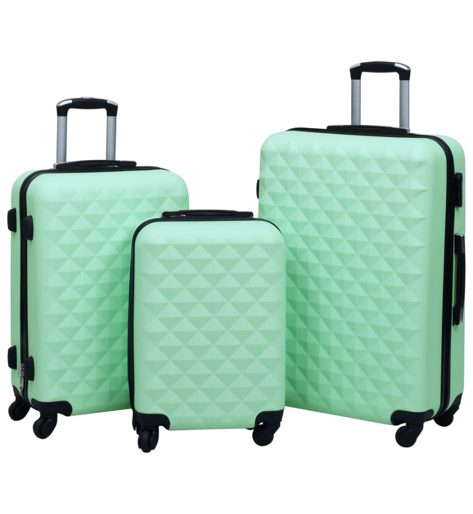 Ensemble de valises rigides 3 pcs Menthe ABS