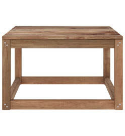 Salon de jardin 12 pcs Marron Bois de pin imprégné