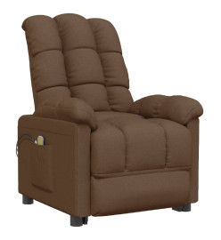 Fauteuil de massage Marron Tissu