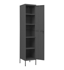 Armoire à casiers Anthracite 35x46x180 cm Acier