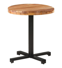 Table de bistro Ronde Ø70x75 cm Bois d'acacia massif