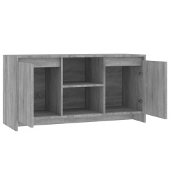 Meuble TV Sonoma gris 102x37,5x52,5 cm Aggloméré