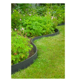 Nature Bordure de jardin 0,12x12 m 5 mm noir