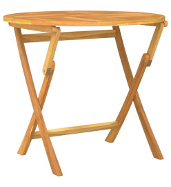 Table pliable de jardin 85x76 cm Bois de teck solide
