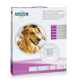 PetSafe Porte à 2 voies pour chiens 740 Medium 26,7 x 22,8 cm Blanc