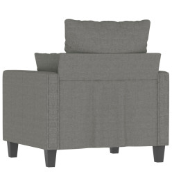 Fauteuil Gris foncé 60 cm Tissu