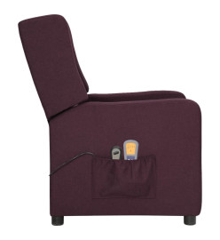 Fauteuil électrique de massage Violet Tissu