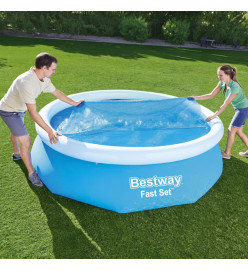 Bestway Couverture solaire de piscine Flowclear 305 cm