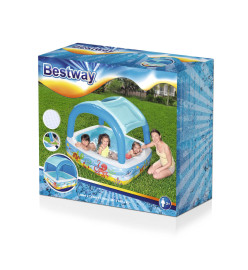 Bestway Piscine de jeu avec auvent bleu 140x140x114 cm 52192