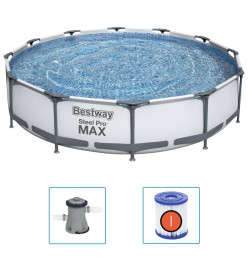 Bestway Ensemble de piscine Steel Pro MAX 366x76 cm