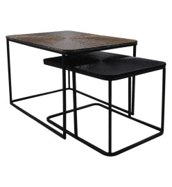 HSM Collection Ensemble de tables basses 2 pcs Fletcher