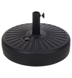 ProGarden Socle de parasol 22 L 51 cm Noir