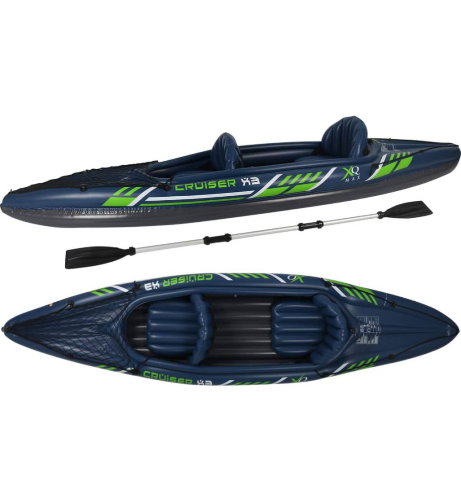 XQ Max Kayak Cruiser X3 342x76x32 cm Bleu et vert