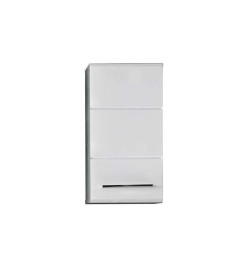 Trendteam Armoire murale de rangement Nano blanc et gris ciment