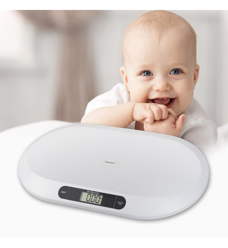 Topcom Pèse-bébé 20 kg blanc