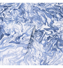 DUTCH WALLCOVERINGS Papier peint Liquid Marble Bleu