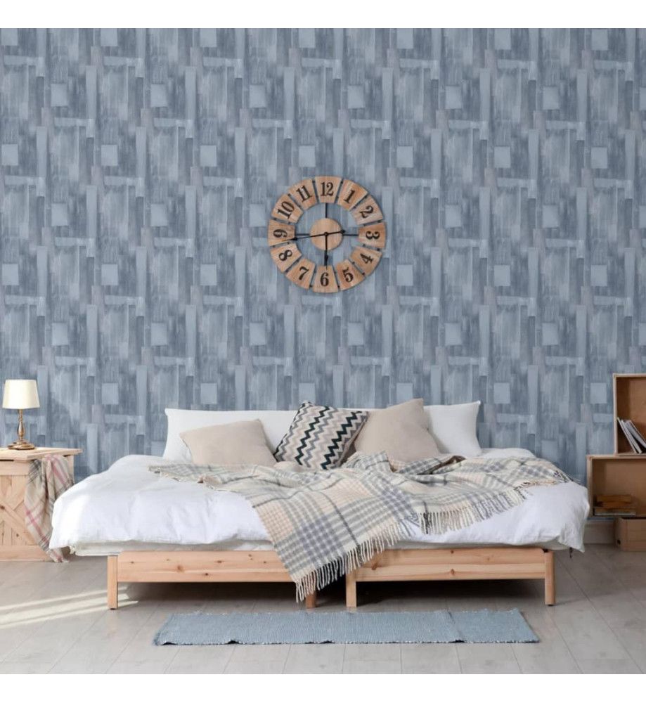 DUTCH WALLCOVERINGS Papier peint Wood Gris