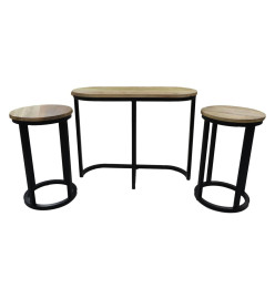 HSM Collection Ensemble de tables d'appoint 3 pcs