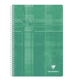 Clairefontaine Cahiers à reliure spiralée A4 90 Feuilles réglure 5 pcs