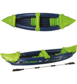 XQ Max Kayak Cruiser X1 325x81x53 cm Bleu et vert