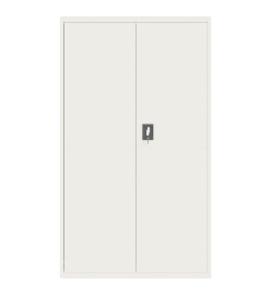 Classeur blanc 105x40x180 cm acier