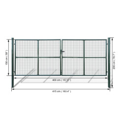 Portillon Maille 415 x 200 cm / 400 x 150 cm