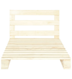 Cadre de lit de palette Bois de pin massif 100 x 200 cm