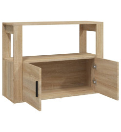 Buffet Chêne sonoma 80x30x60 cm Bois d'ingénierie