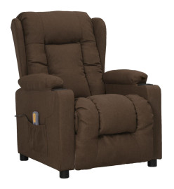 Fauteuil de massage Marron Tissu