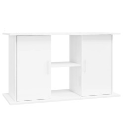 Support d'aquarium blanc brillant 101x41x58cm bois d'ingénierie