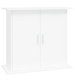 Support pour aquarium blanc 81x36x73 cm bois d'ingénierie