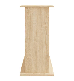 Support pour aquarium chêne sonoma 81x36x73cm bois d'ingénierie